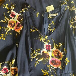 NWT Kormei Nay Blue Floral Jumper Size XS